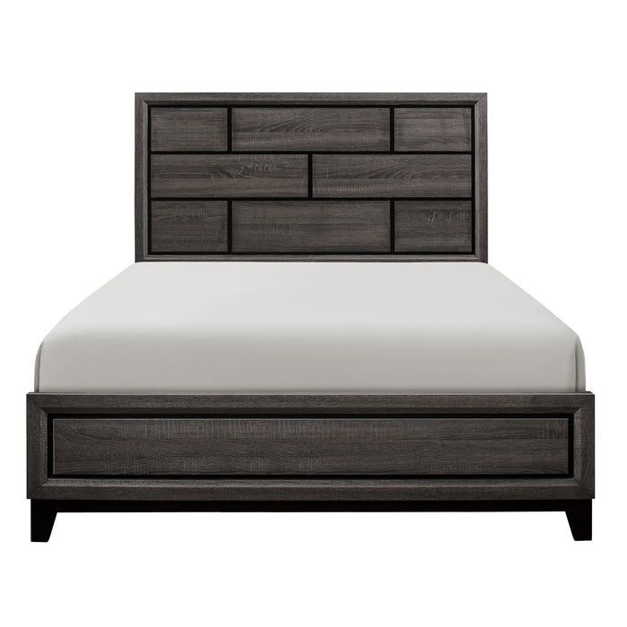 Davi 4PC SET (QB+NS+DR+MR) in Gray - 1645-1*4 - FAMSA Furniture (TX)