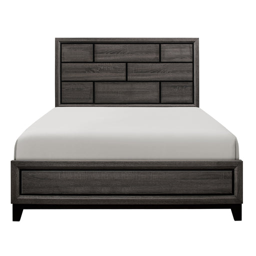 Davi Full Bed in Gray - 1645F-1 - FAMSA Furniture (TX)