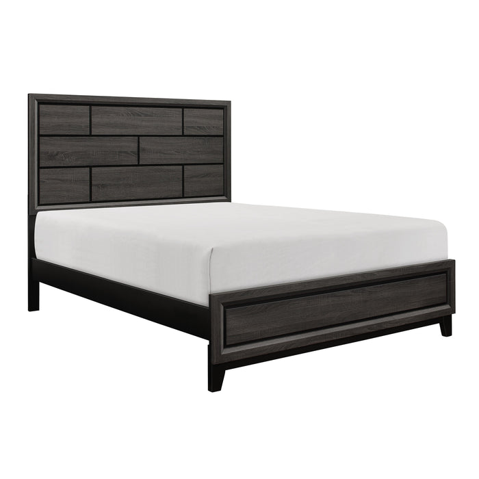 Davi 4PC SET (QB+NS+DR+MR) in Gray - 1645-1*4 - FAMSA Furniture (TX)