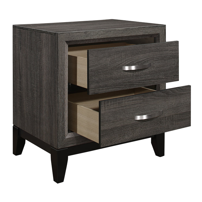 Davi Nightstand in Gray - 1645-4 - FAMSA Furniture (TX)