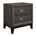 Davi 4PC SET (QB+NS+DR+MR) in Gray - 1645-1*4 - FAMSA Furniture (TX)