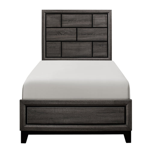 Davi Twin Bed in Gray - 1645T-1 - FAMSA Furniture (TX)