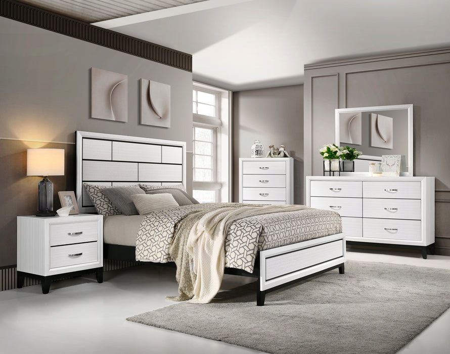 Davi Chest in Black/White - 1645WH-9 - FAMSA Furniture (TX)