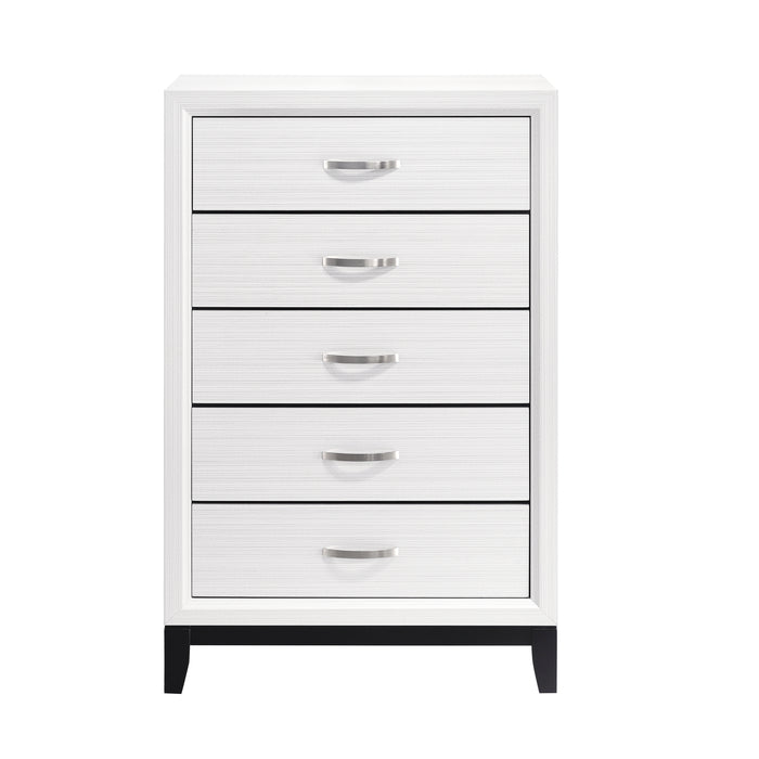 Davi Chest in Black/White - 1645WH-9 - FAMSA Furniture (TX)
