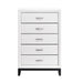 Davi Chest in Black/White - 1645WH-9 - FAMSA Furniture (TX)