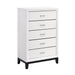 Davi Chest in Black/White - 1645WH-9 - FAMSA Furniture (TX)