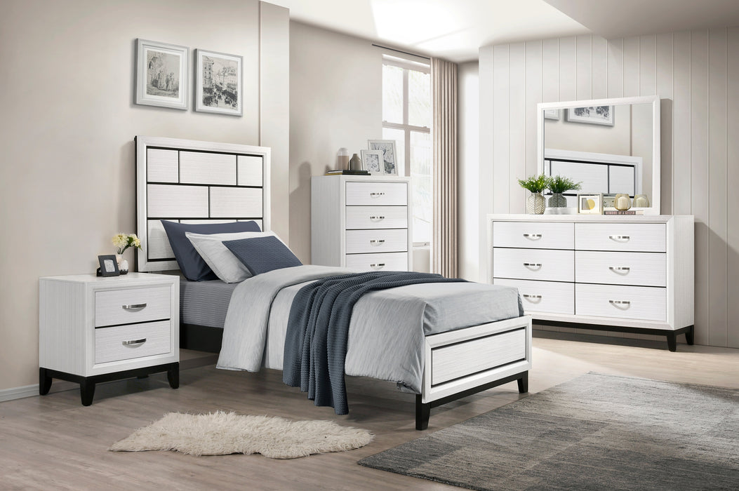Davi Mirror in White - 1645WH-6 - FAMSA Furniture (TX)