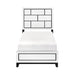 Davi Twin Bed in Black/White - 1645WHT-1 - FAMSA Furniture (TX)