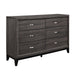 Davi DRESSER in Gray - 1645-5 - FAMSA Furniture (TX)