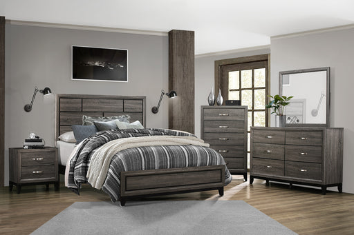 Davi Full Bed in Gray - 1645F-1 - FAMSA Furniture (TX)
