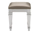 Avondale Vanity Stool in Gray/Gold/Silver/Champagne/Transparent - 1646-14 - FAMSA Furniture (TX)