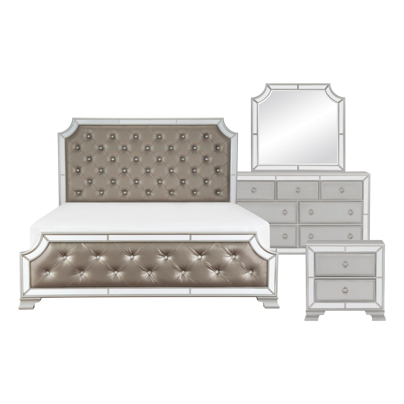 Transparent/gold/silver/champagne/gray
