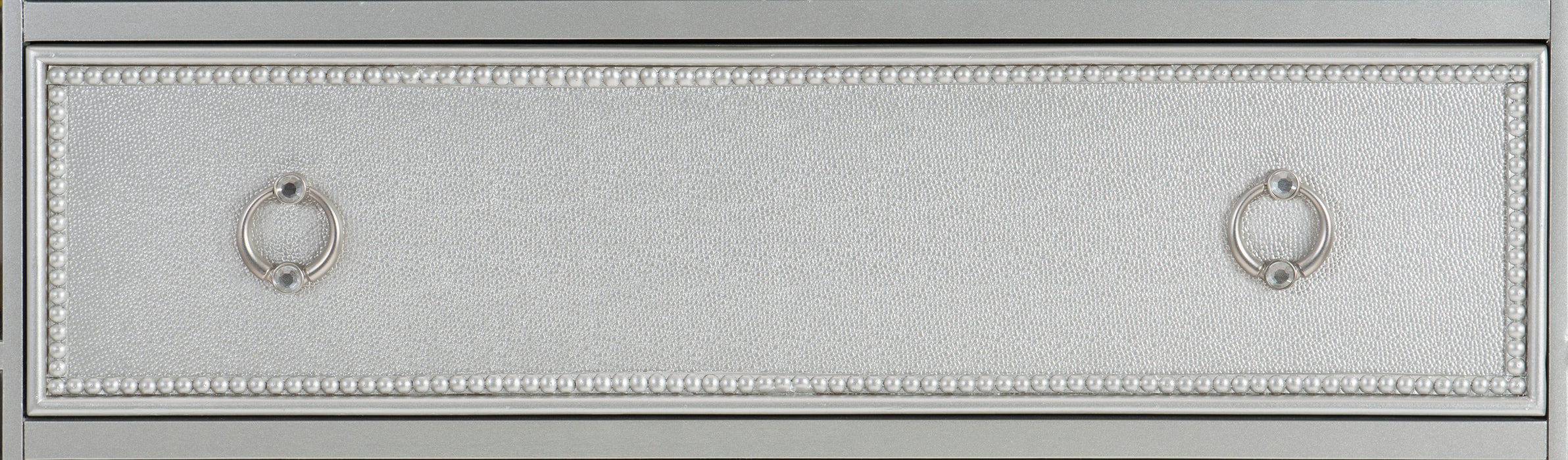 Avondale Chest in Gray/Gold/Silver/Champagne/Transparent - 1646-9 - FAMSA Furniture (TX)