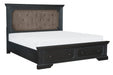 Bolingbrook Queen Platform Bed with Footboard Storage in Brown/Gray - 1647-1 - FAMSA Furniture (TX)