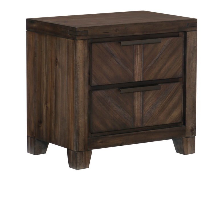 Parnell 4pc Set (QB+NS+DR+MR) in Cherry - 1648-1*4 - FAMSA Furniture (TX)