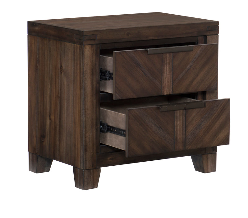 Parnell 4pc Set (QB+NS+DR+MR) in Cherry - 1648-1*4 - FAMSA Furniture (TX)