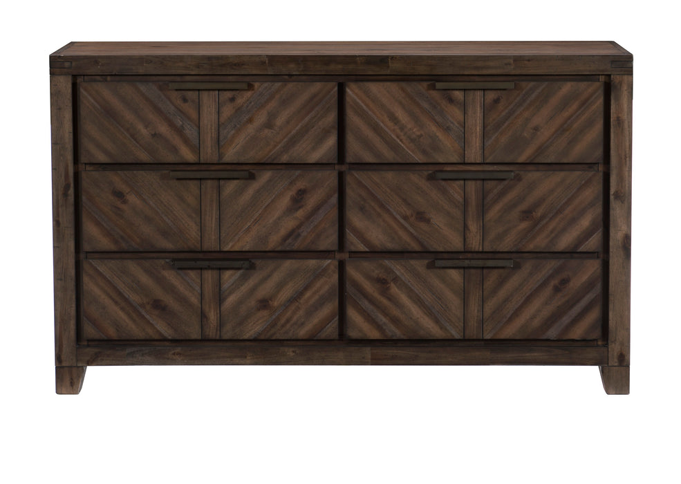 Parnell Dresser in Cherry - 1648-5 - FAMSA Furniture (TX)