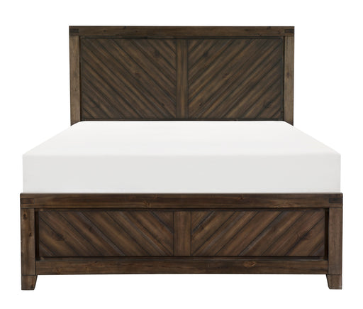Parnell 4pc Set (QB+NS+DR+MR) in Cherry - 1648-1*4 - FAMSA Furniture (TX)
