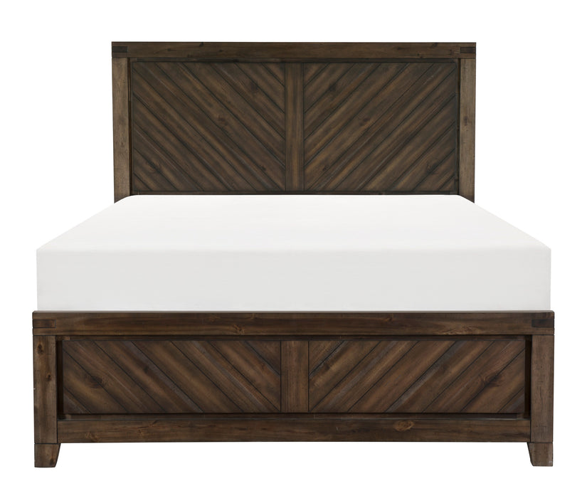 Parnell 4pc Set (QB+NS+DR+MR) in Cherry - 1648-1*4 - FAMSA Furniture (TX)