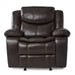 Bastrop Glider Reclining Chair in Brown - 8230BRW-1 - FAMSA Furniture (TX)