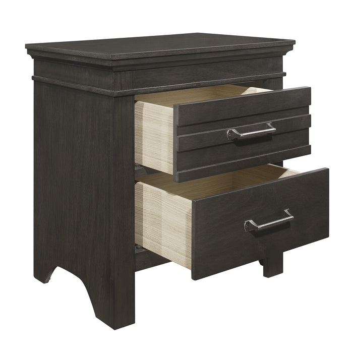 Blaire Farm 4pc Set (QB+NS+DR+MR) in Gray - 1675-1*4 - FAMSA Furniture (TX)