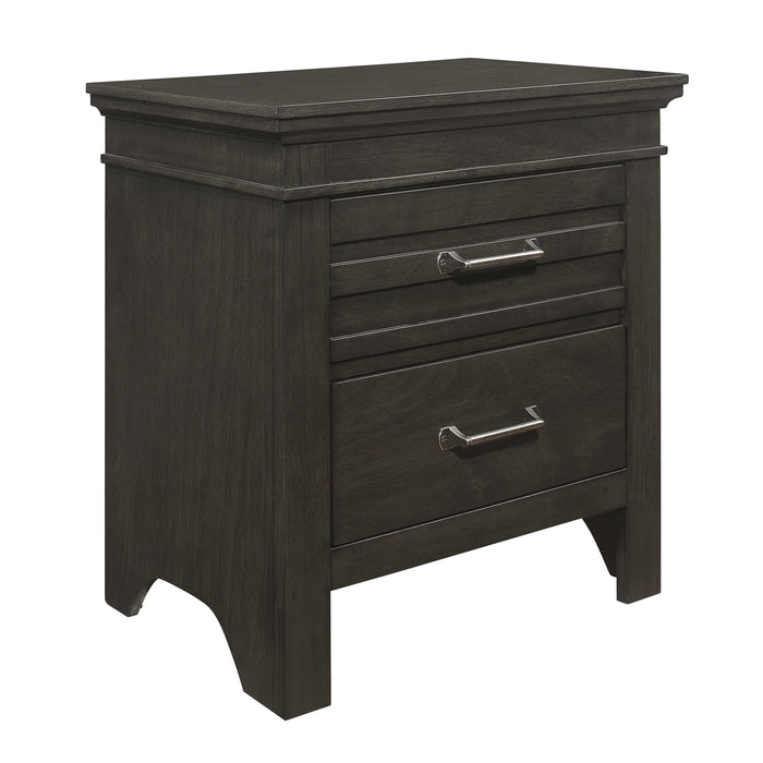 Blaire Farm 4pc Set (QB+NS+DR+MR) in Gray - 1675-1*4 - FAMSA Furniture (TX)