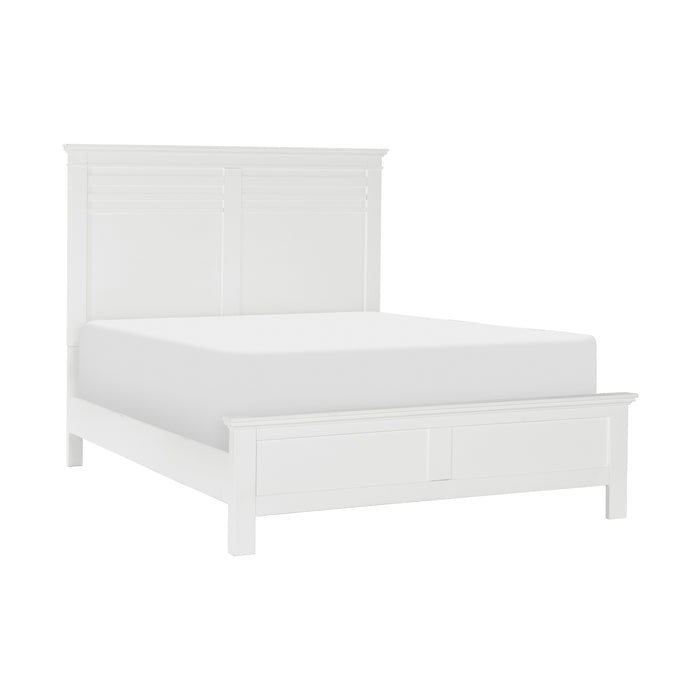 Blaire Farm 4pc Set (QB+NS+DR+MR) in White - 1675W-1*4 - FAMSA Furniture (TX)