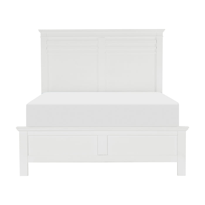 Blaire Farm 4pc Set (QB+NS+DR+MR) in White - 1675W-1*4 - FAMSA Furniture (TX)