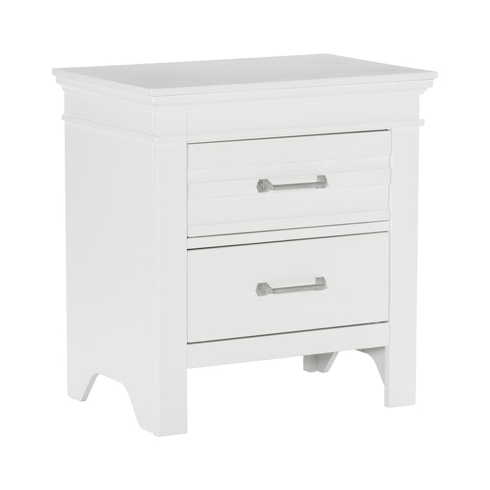 Blaire Farm 4pc Set (QB+NS+DR+MR) in White - 1675W-1*4 - FAMSA Furniture (TX)