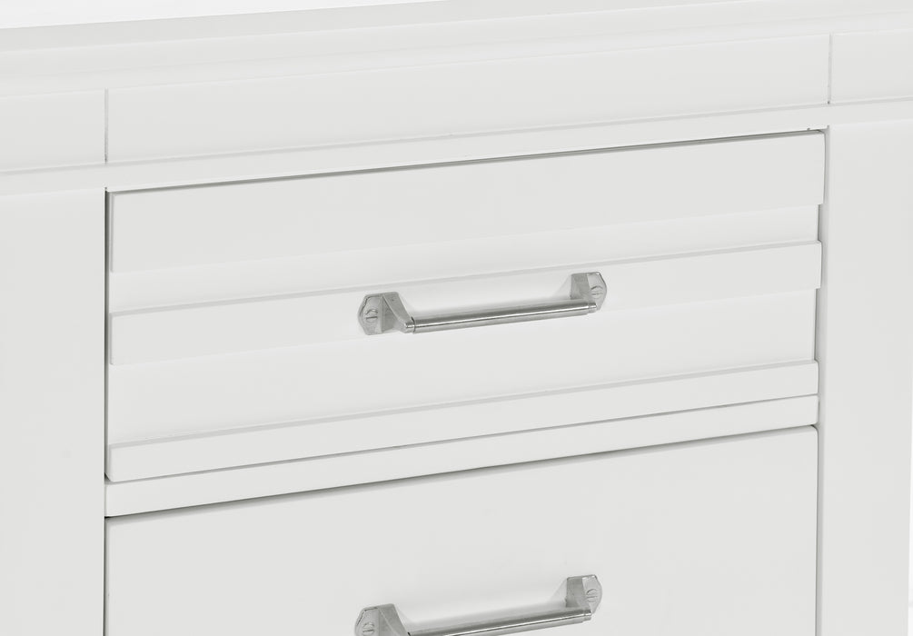Blaire Farm Nightstand in White - 1675W-4 - FAMSA Furniture (TX)