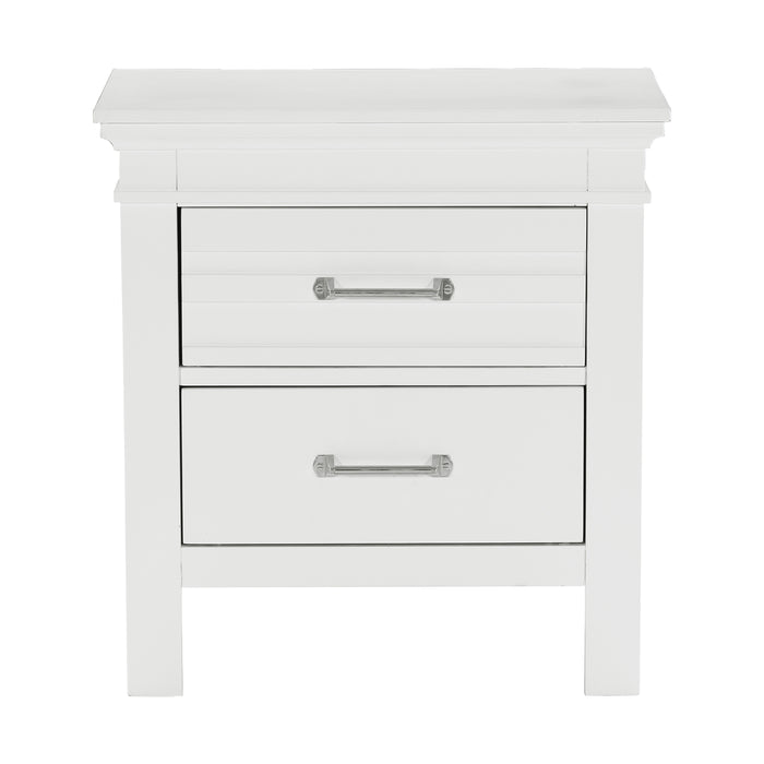 Blaire Farm 4pc Set (QB+NS+DR+MR) in White - 1675W-1*4 - FAMSA Furniture (TX)