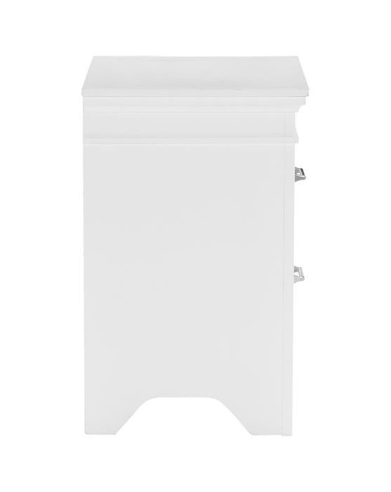 Blaire Farm Nightstand in White - 1675W-4 - FAMSA Furniture (TX)