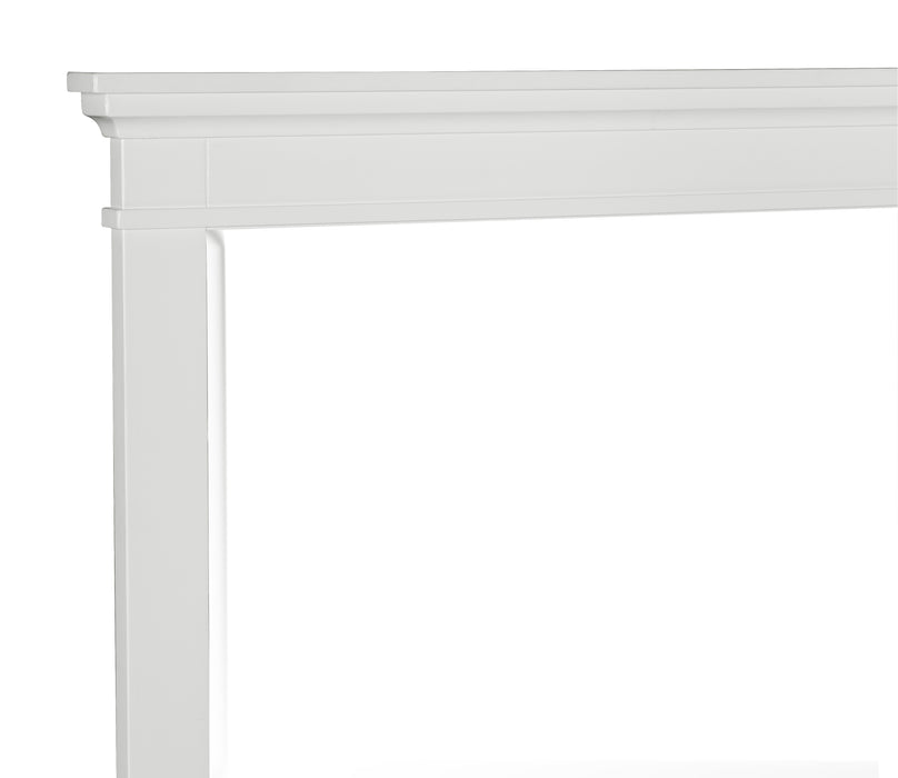 Blaire Farm Mirror in White - 1675W-6 - FAMSA Furniture (TX)