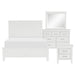 Blaire Farm 4pc Set (QB+NS+DR+MR) in White - 1675W-1*4 - FAMSA Furniture (TX)
