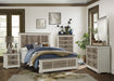Arcadia Full Bed in Gray/White - 1677F-1 - FAMSA Furniture (TX)