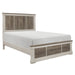 Arcadia Full Bed in Gray/White - 1677F-1 - FAMSA Furniture (TX)