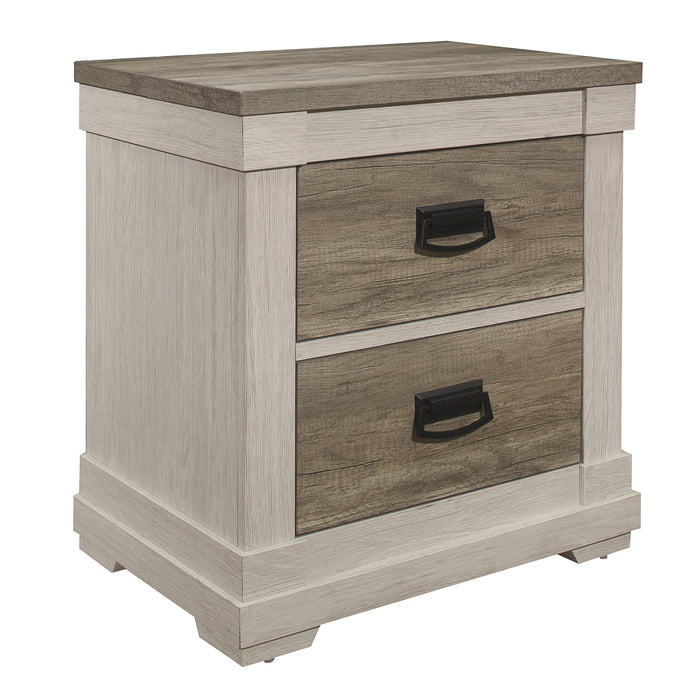 Arcadia Nightstand in Gray/White - 1677-4 - FAMSA Furniture (TX)