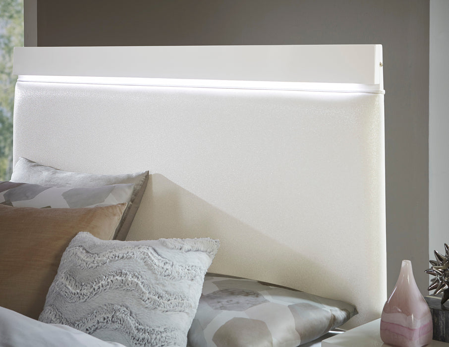 Kerren (3)Full Bed, LED Lighting in White - 1678WF-1* - FAMSA Furniture (TX)