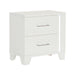 Kerren 4pc Set (QB+NS+DR+MR) in White - 1678W-1*4 - FAMSA Furniture (TX)