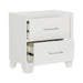 Kerren Nightstand, LED Lighting in White - 1678W-4 - FAMSA Furniture (TX)