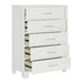 Kerren Chest, LED Lighting in White - 1678W-9 - FAMSA Furniture (TX)