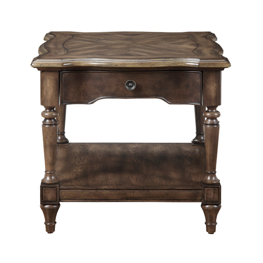 Heath Court End Table in Brown - 1682-04 - FAMSA Furniture (TX)