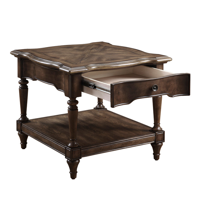 Heath Court End Table in Brown - 1682-04 - FAMSA Furniture (TX)