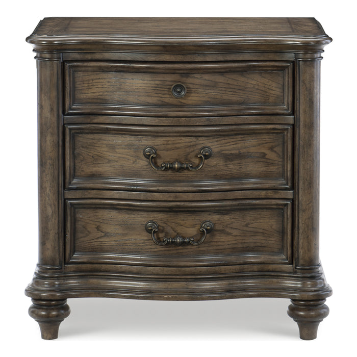 Heath Court 4pc Set (QB+NS+DR+MR) in Brown - 1682-1*4 - FAMSA Furniture (TX)