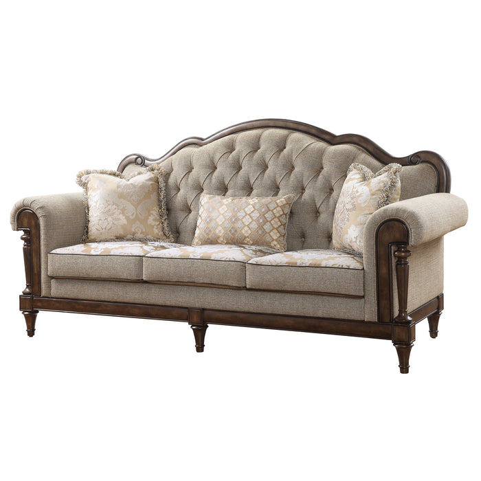 Heath Court 2pc Set: Sofa, Love in Brown - 16829*2 - FAMSA Furniture (TX)
