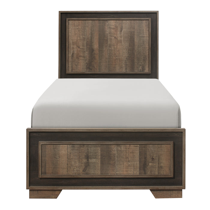 Ellendale 4pc Set (TB+NS+DR+MR) in Brown/Gray - 1695T-1*4
