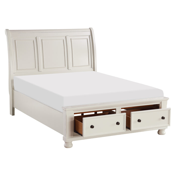 Laurelin 4PC SET: 1QB,1NS,1DR,1MR in White - 1714W-1*4 - FAMSA Furniture (TX)
