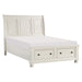 Laurelin 4PC SET: 1QB,1NS,1DR,1MR in White - 1714W-1*4 - FAMSA Furniture (TX)