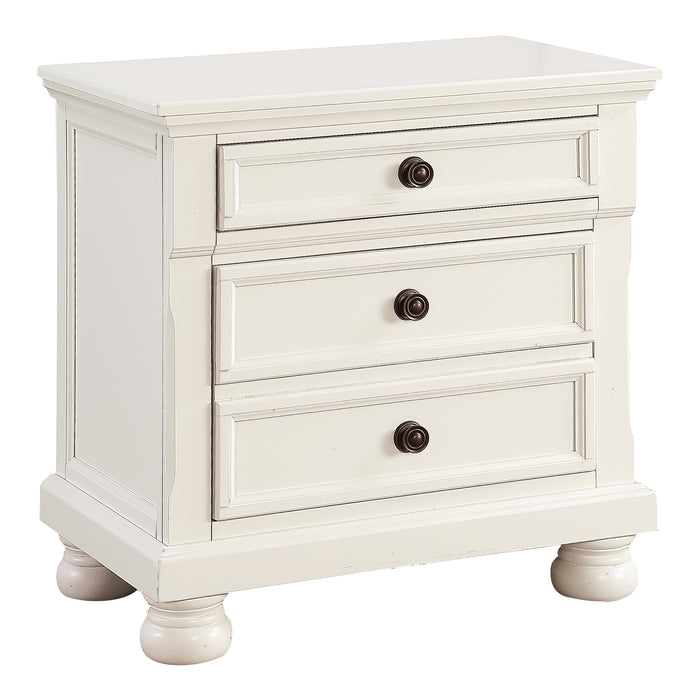 Laurelin 4PC SET: 1QB,1NS,1DR,1MR in White - 1714W-1*4 - FAMSA Furniture (TX)