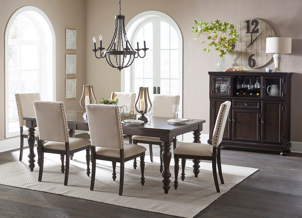 Begonia Curio in Brown/Gray - 1718GY-40 - FAMSA Furniture (TX)